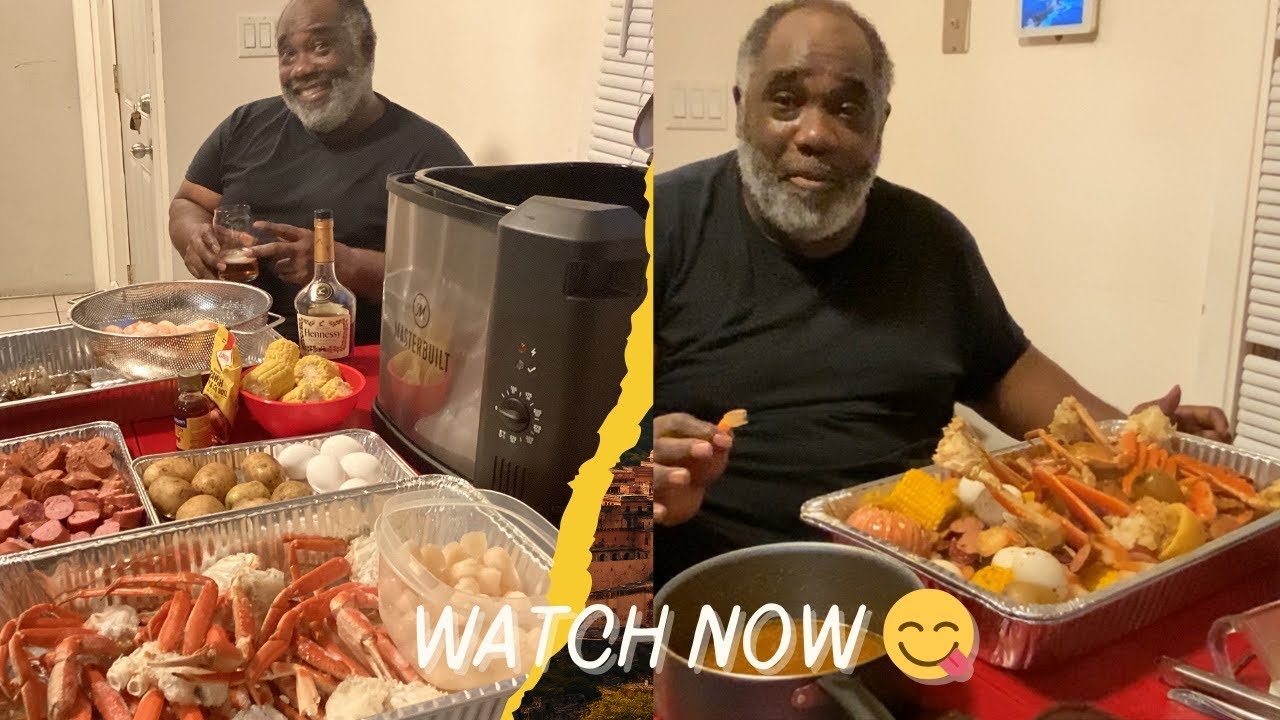 FIRST SEAFOOD BOIL IN MY MASTERBUILT