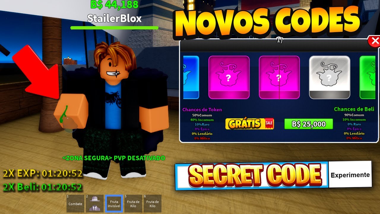 TODOS CÓDIGOS DO FRUIT WARRIORS NOVO JOGO DE ONE PIECE ROBLOX NOVOS CÓDIGOS  NEW CODES AXIORE 