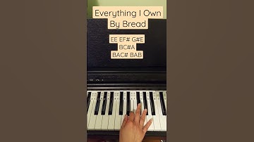 Everything I Own by Bread #shorts #pianotutorial #bread  @shel1018 Like 👍 Share SUBSCRIBE