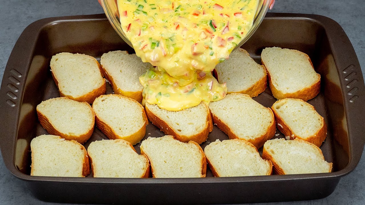 Lecker als Pizza! Eine Delikatesse aus einem Brotlaib: schnell und einfach