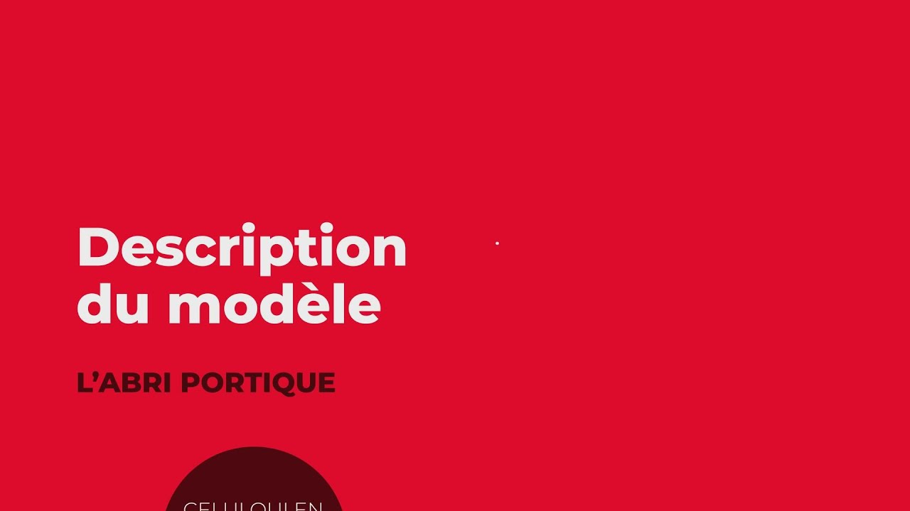 Abri portique - Sous toutes ses coutures