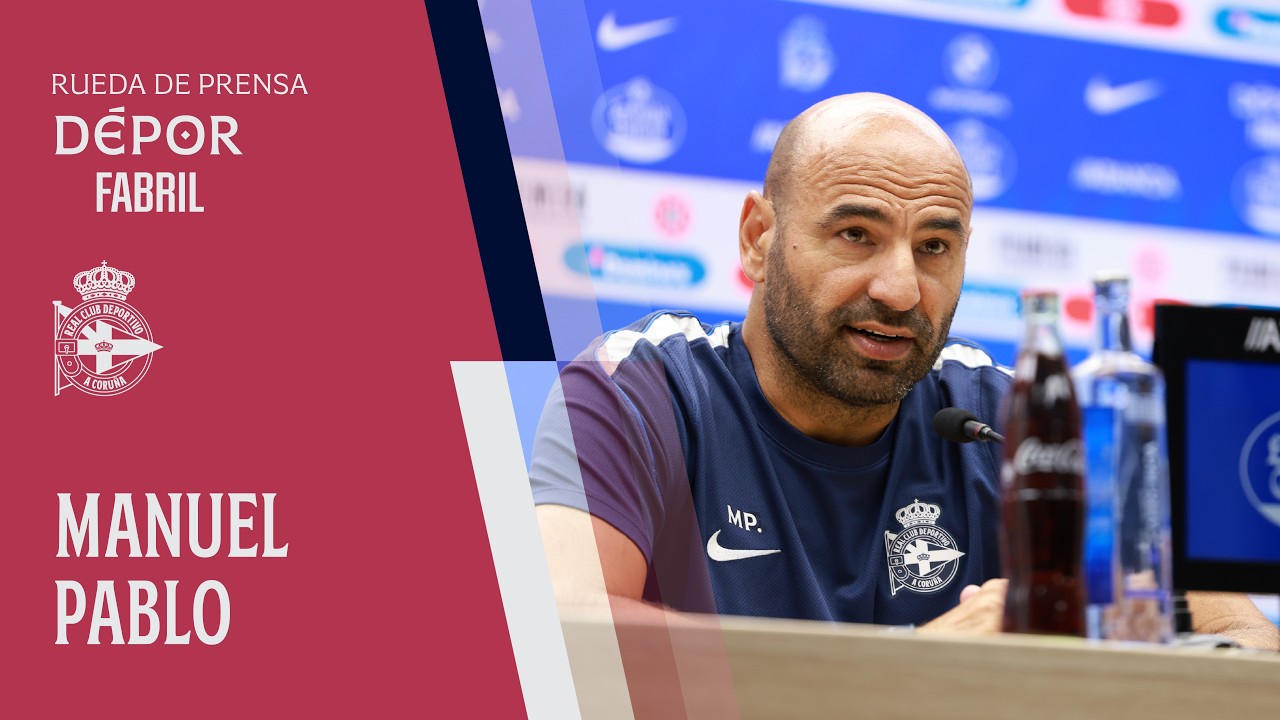 Rueda de prensa de Manuel Pablo tras el Fabril 2 - 0 Real Unión Club