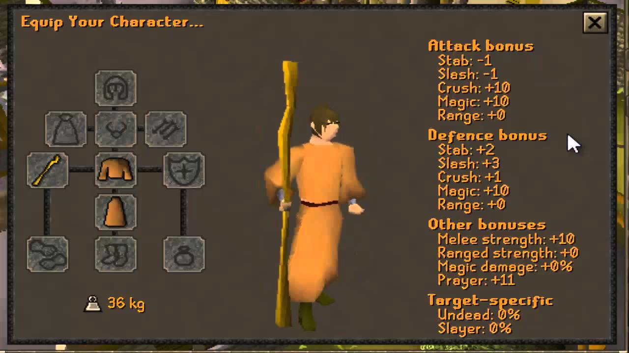 Best 1 Attack Weapon Osrs 