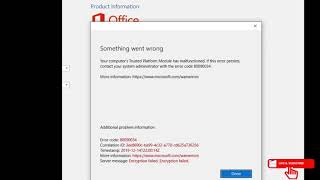 Famous Microsoft Office Outlook Exchange Error x80090016 Trusted Platform Module has malfunctioned. (Hindi) Net Worth