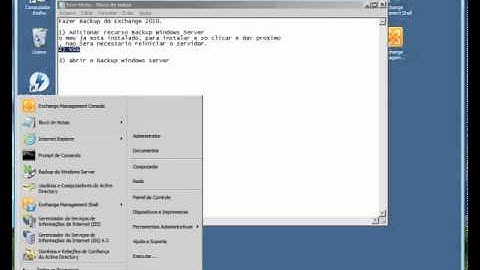 Backup Exchange 2010