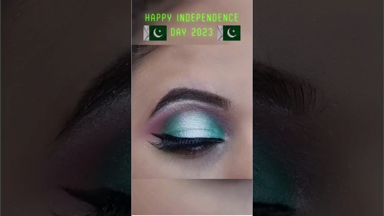 Independence day eye makeup tutorial 