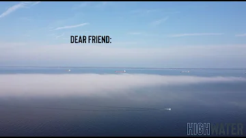 Dear Friend   Drone over Chesapeake Bay music video