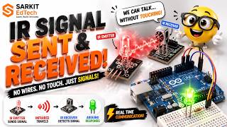 Day 30/37 — Can infrared light send signals wirelessly? Watch! 🔍 #sarkitedtech