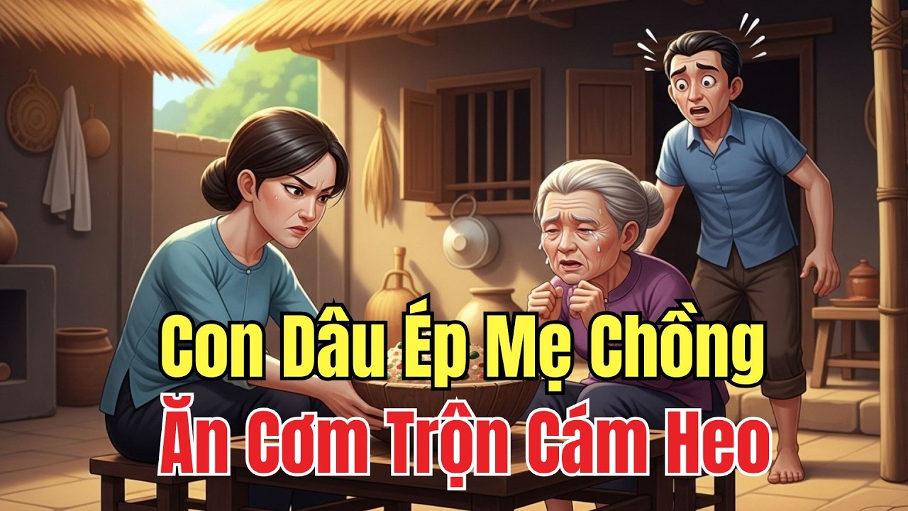 Nhân Quả Đời Người: Bắt Mẹ Chồng Ăn Cơm Trộn Cám Heo – Quả Báo Khiến Con Dâu Khóc Cạn Nước Mắt