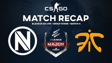 EnVy CS:GO - EnVyUs Vs Fnatic - ELEAGUE Major - Group Stage (match4)