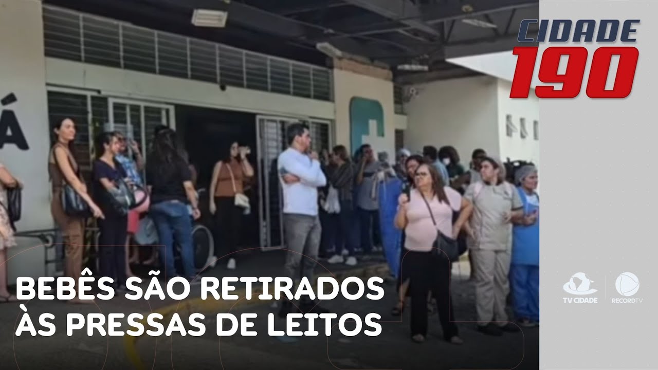 Incêndio atinge hospital César Cals e bebês são retirados às pressas de leitos | Cidade 190