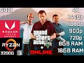 GTA V - Ryzen 3 3200G Vega 8 & 8GB RAM - 16GB RAM