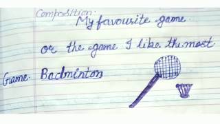 Paragraph On My Favourite Game The Game I Like The Most Essay On My Favourite Game Youtube