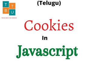 Cookies in Javascript in Telugu