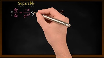 Separable differential equations introduction