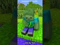 Anh chàng Zombie sẽ chọn cô nàng tiên cá tốt bụng hay là cô gái tham lam vật chất #minecraft #shorts