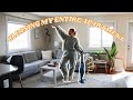 DEEP CLEANING MY ENTIRE APARTMENT!