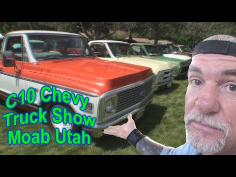 Square Body Chevy Truck Heaven - 2025 C10 Chevy Truck Show Moab Utah