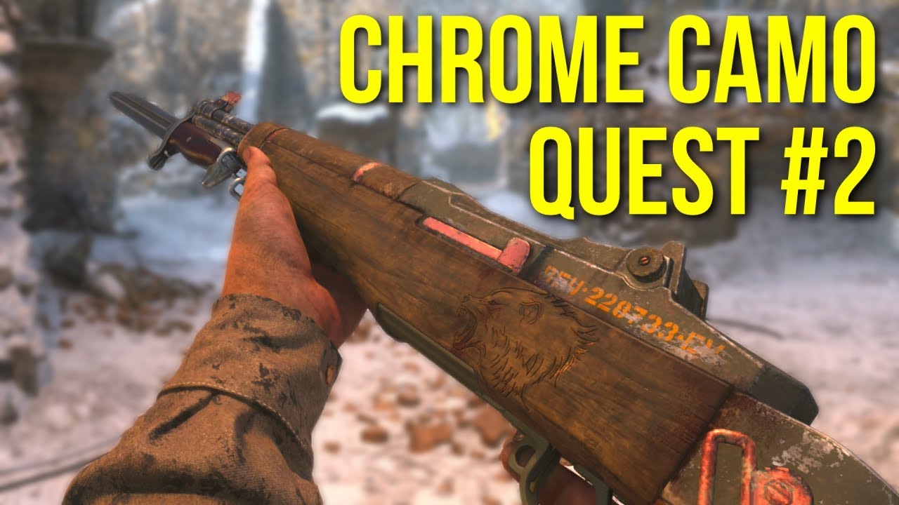 Chrome Camo Quest #2: M1 Garand & SVT (Call of Duty: WW2 Gameplay Stream) -  YouTube - 