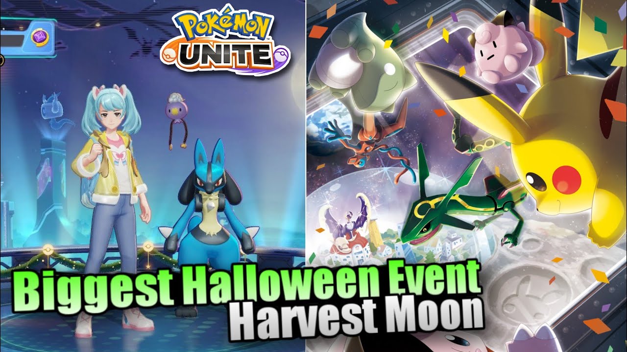 Pokémon Unite - Novo Evento de Halloween 2021 e Greedent Chega ao Jogo