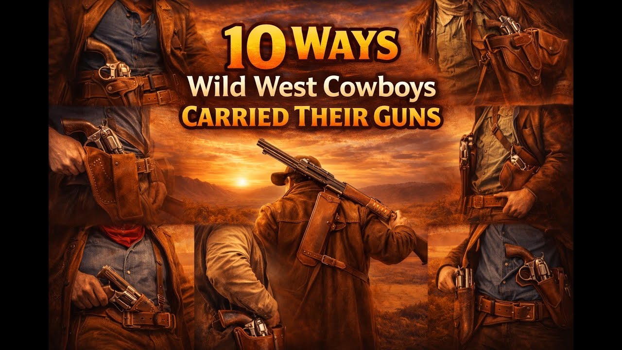 Myth vs. Reality: 10 Ways Cowboys Carried Guns in the Wild West - YouTube