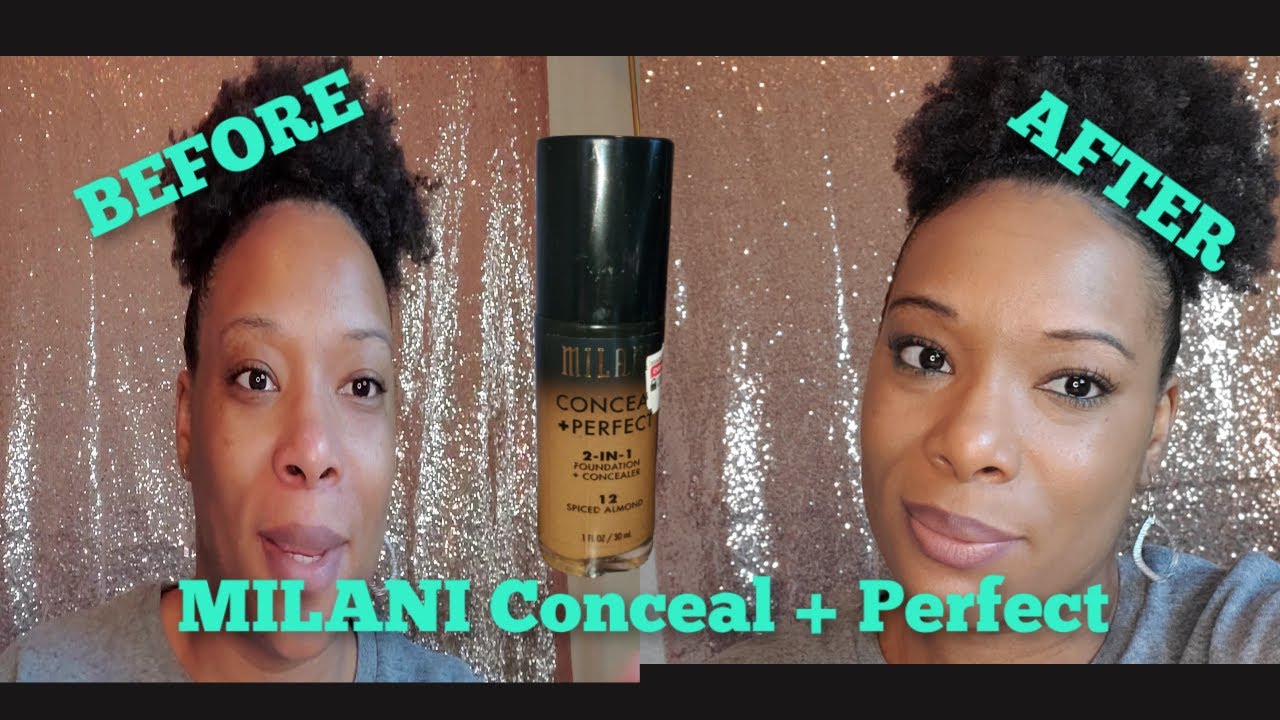 MILANI CONCEAL + PERFECT 2 IN 1 Foundation + Concealer 12 Spiced Almond First Impressions