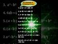 Algebra Formula #mathformula#Formula#shorts