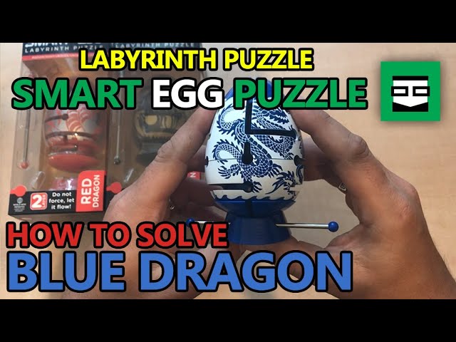 Smart Egg Red Dragon – Puzzle Labyrinthe 3D Difficile, Casse-tête Pour Amateurs De Puzzle Dès 8 Ans, Jeu De Logique Et De Patience