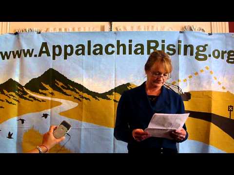 Debbie Jarrell Appalachia Rising Press Conference Aug. 30 2010 Washington, DC