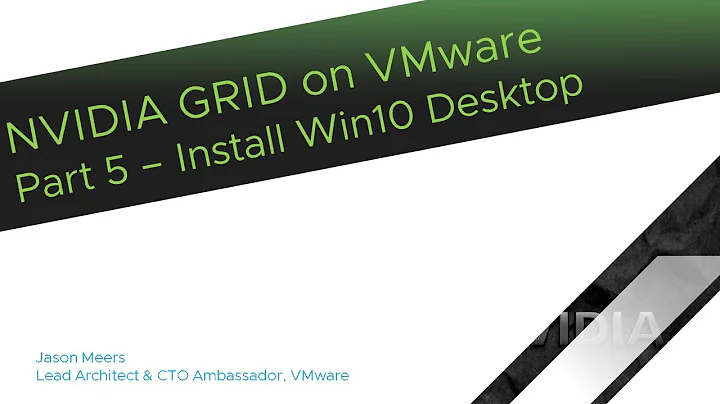 NVIDIA GRIDでWindows 10デスクトップをインストールしよう！