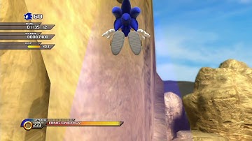 Sonic Unleashed - Arid Sands Act 1 (Day) Basic Speedrun 2:15.96