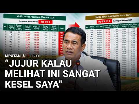 Menteri Pertanian Amran Sulaiman Bongkar Modus Mafia Beras Fortifikasi Palsu | Liputan 6