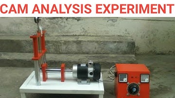 CAM ANALYSIS EXPERIMENT | ENGLISH | KINEMATICS & DYNAMICS LAB | FLAT FACE FOLLOWER | ASHWIN PRABHU G