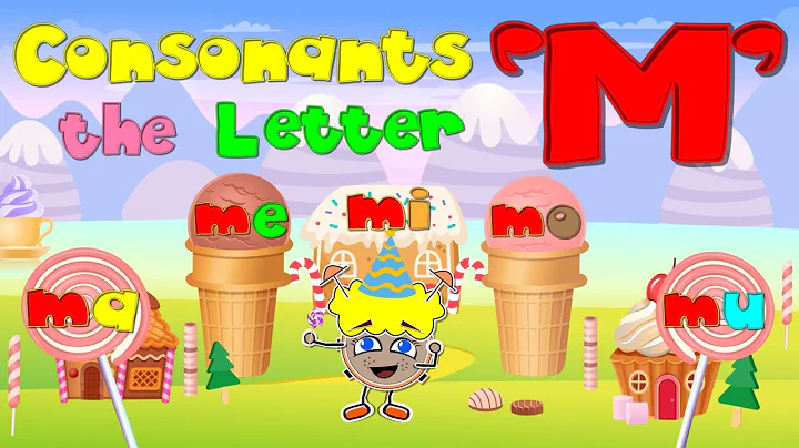 Consonants / The Letter Mm / Phonics Song / Short Vowels