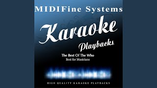 Video thumbnail of "MIDIFine Systems - 515 ((Originally Performed by The Who) [Karaoke Version])"