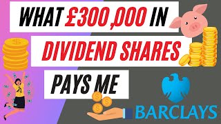 What £300000 In Dividend Shares Pays Me In Passive Income