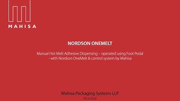 EcoStar - Nordson OneMelt with control system by Mahisa - Manual Hot Melt Adhesive Dispensing