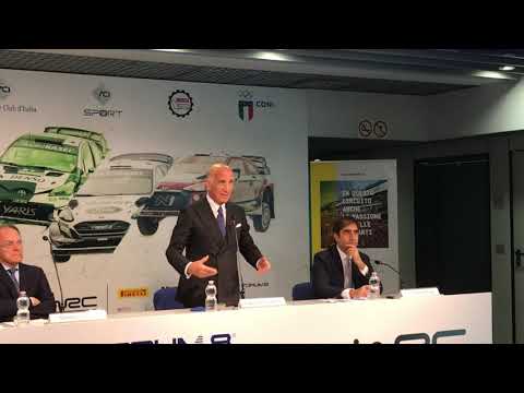 Angelo Sticchi Damiani alla presentazione dell’ACI Rally Monza 2021