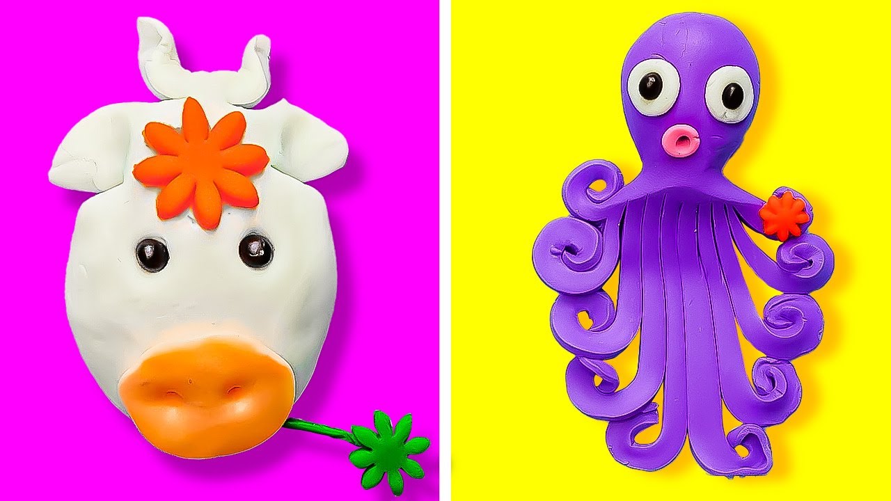 36 Cute Dough Figures You Can Easily Repeat