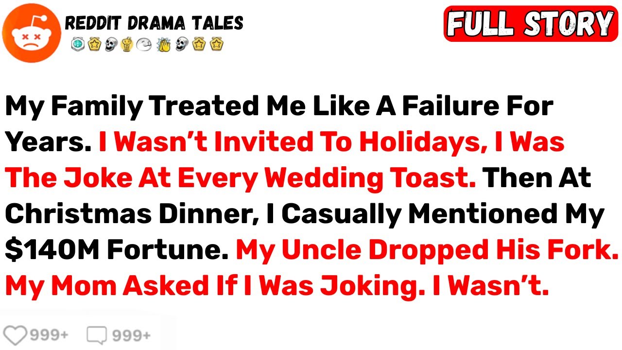 My Family Treated Me Like A Failure For Years. I Wasn’t Invited To Holidays... - Best Reddit Stories