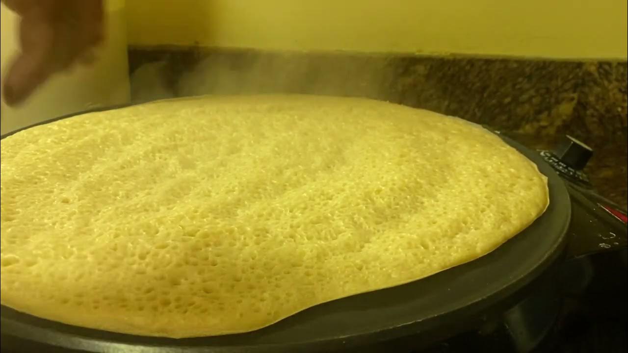 How to make 100 ivory or nech teff injera with absite part 2 YouTube