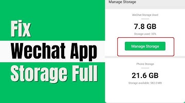 How to Fix WeChat Storage Full Issue | How To Clear WeChat Storage | 2024