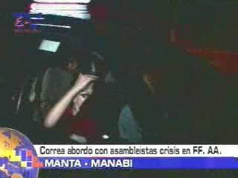 Correa abordó con asambleístas crisis en FF.AA.