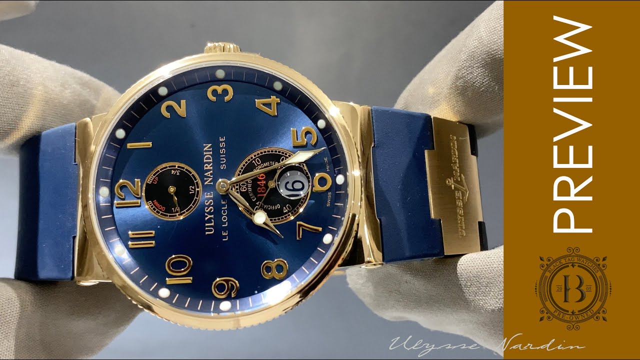 Ulysse Nardin Maxi Marine Chronometer 266-66-3/623 Watch - YouTube