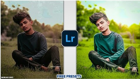 Atharv Raut Style Green Tone In Lightroom Mobile || Free Lightroom Presets || Bdrock Editz