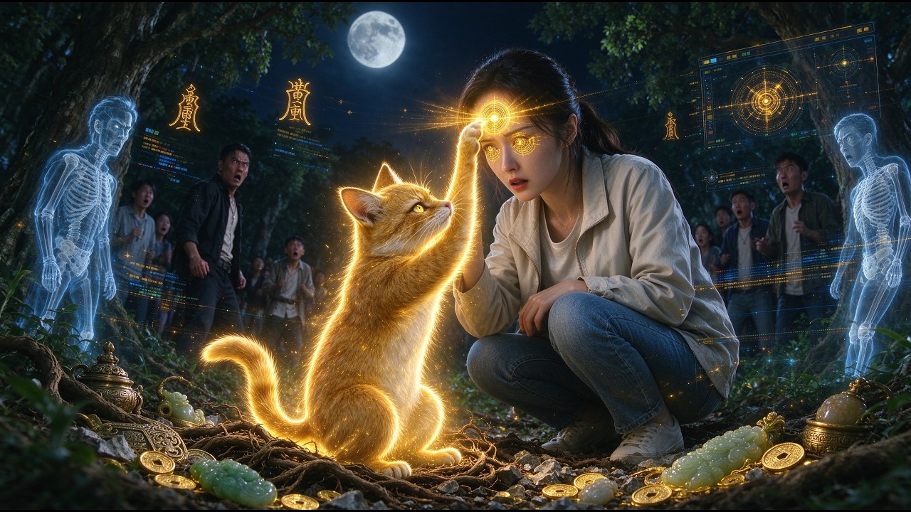😱女孩意外救下被困百年黃大仙，獲透視神眼，能看物品價值、透視地下寶藏、看出人體病灶！ 🔥#短劇 #drama #透視 #鑑寶 #黃大仙