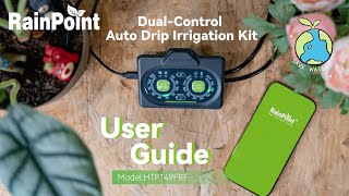 #RainPoint | 💦Dual-Control Auto Drip Irrigation Kit User Guide#pump#irrigation#plants