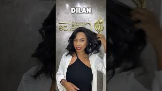 Peruca Lace Front Fibra Premium Dilan Preta 1B