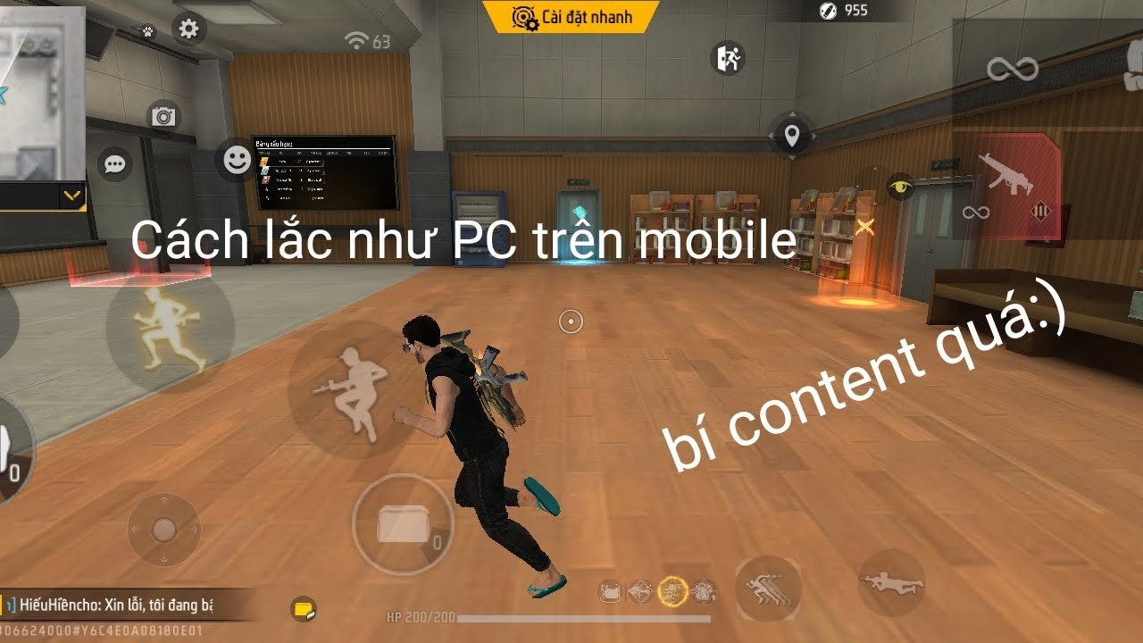Cách lắc như Hoàng tử lak lak giống 50% #freefire #ffmax #ffgameplay #freefireclips 
