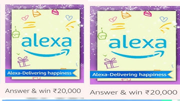 Amazon Funzone Alexa Delivering Happiness Quiz Answers Today|27 December | Daily Quiz Time